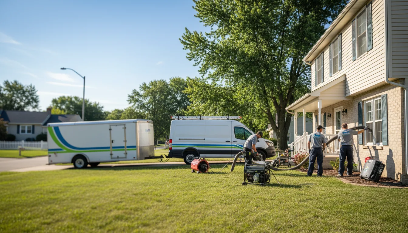Flooded Basement Restoration And Cleanup With Repair in Ohio near me